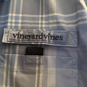 VINYARD VINE  BLUE AND WHITE PLAID SHIRT